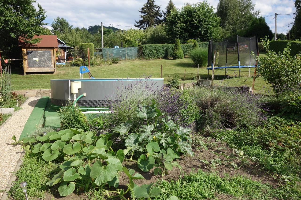Pod Chlumem - útulný byt v blízkosti centra s terasou a grilem Decin Exterior foto